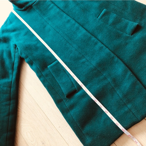 J. Crew Emerald Green Wool Blend Jacket - Picture 5 of 13